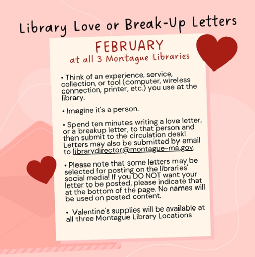 Library Love of Break-Up Letters