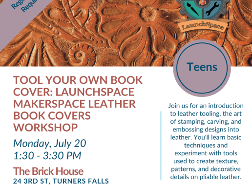 Make Your Mark: Launchspace Mobile Makerspace Block Printing Workshop Graphic