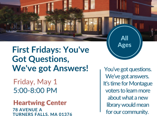 First Fridays: You've Got Questions, We've Got Answers | New Library Q&A Graphic