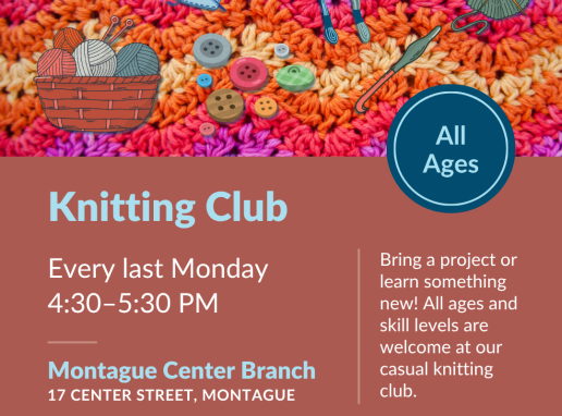 Montague Center Knitting Club Graphic