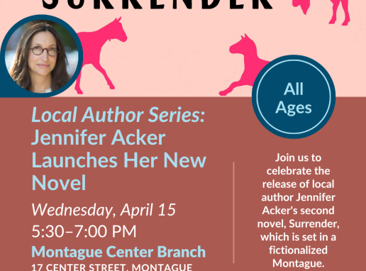 Local Author Series: Jennifer Acker Book Launch Graphic