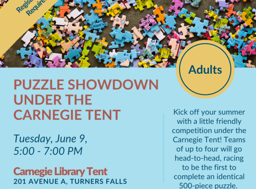 Puzzle Showdown Under the Carnegie Tent Graphic