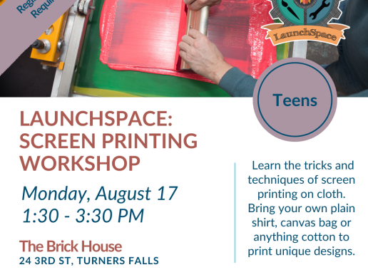 Screen Printing Workshop with Launchspace Orange | Teens and Tweens Graphic