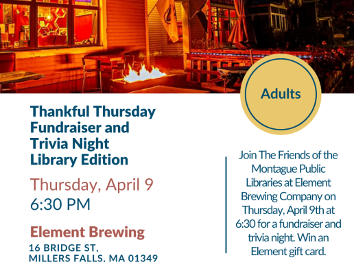 Thankful Thursday: Fundraiser and Trivia Night Graphic