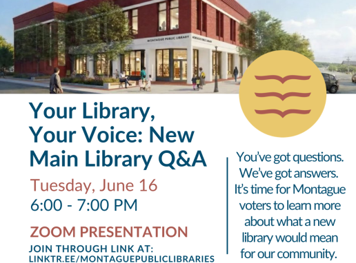Your Library, Your Voice: Main Library Building Project Overview | Zoom Graphic